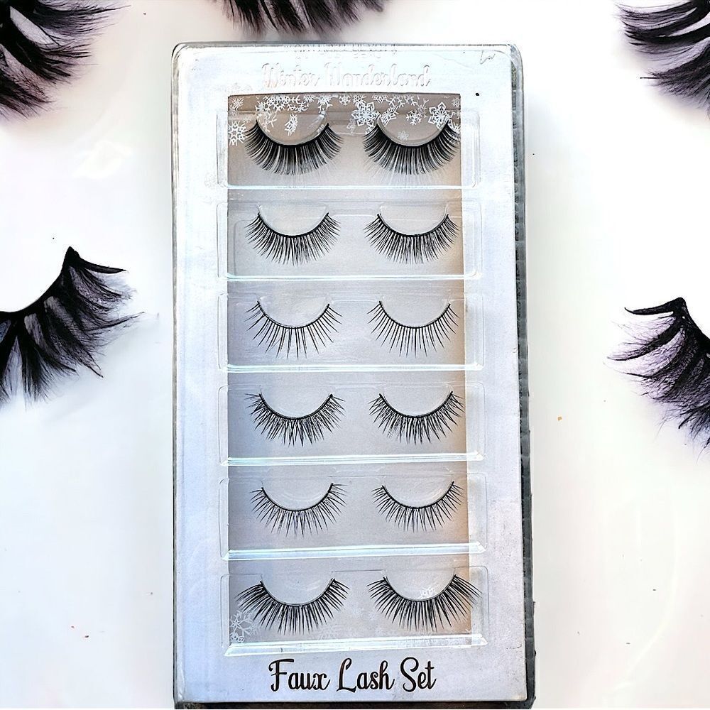 EYELASHES Set - 6 pairs l NIB